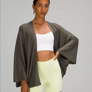 Lululemon Cashlu Knit Textured Wrap